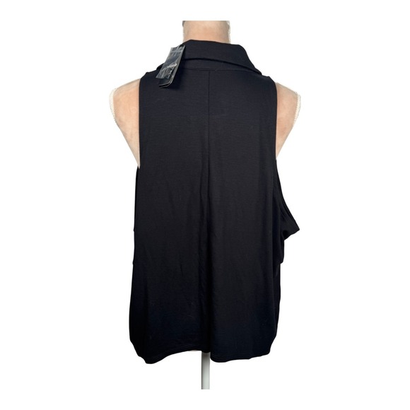 Torrid Women's Plus Size 5X Ponte V-Neck Crop Vest Sleeveless Button Front NEW - Picture 6 of 11